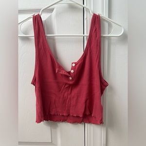 Red American Eagle tank